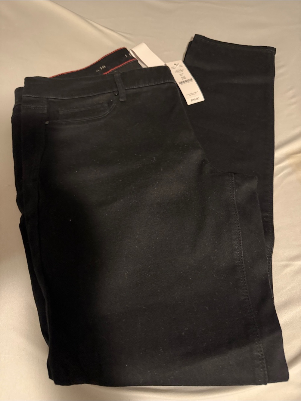 White House Black Market Women's Slim Straight Black Classic Rise Jegging